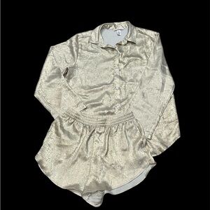 Victoria's Secret Gold Pajama Set